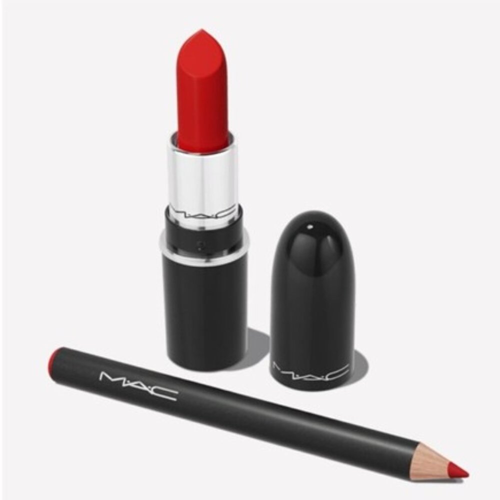 MAC Red Mini Lip Duo NIB - Picture 3 of 4